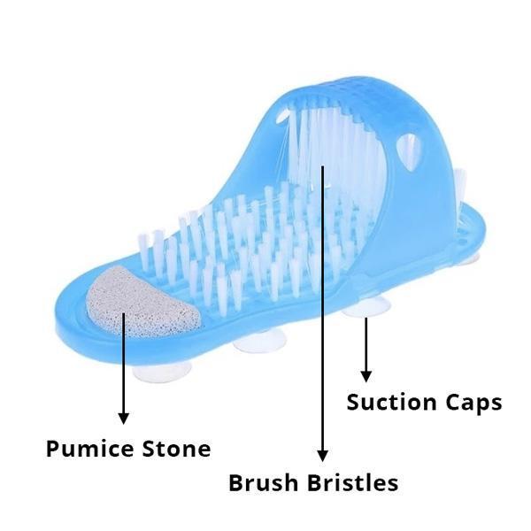 Shower Sandal Foot Scrubber With Pumice Stone