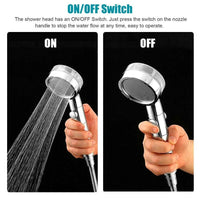 Thumbnail for 360 Degree Power Shower Head - Water Saving Rain Shower