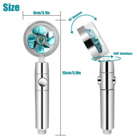 Thumbnail for 360 Degree Power Shower Head - Water Saving Rain Shower