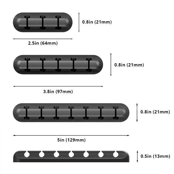 Silicone Cable Holder Organizer Clip