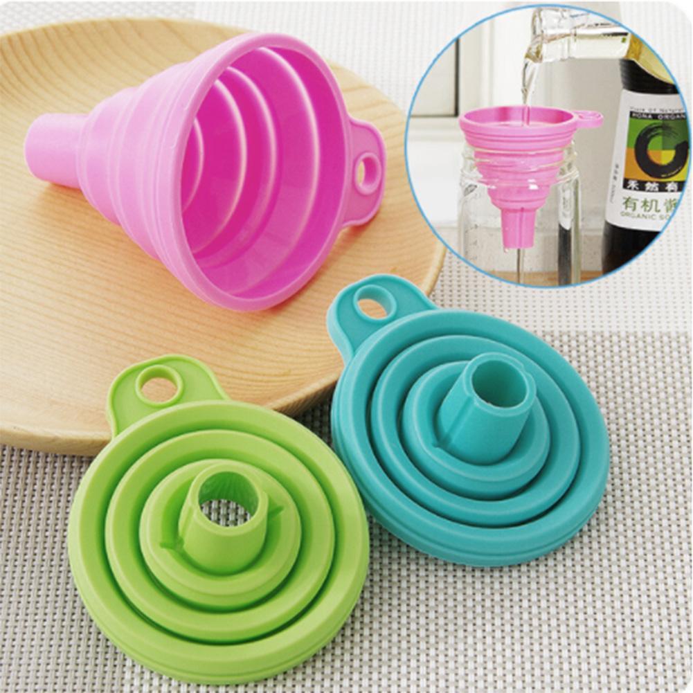 Collapsible Silicone Kitchen Funnel