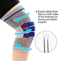 Thumbnail for Silicone Padded Knee Support - PeekWise