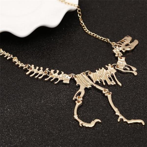 Skeleton Tyrannosaurus Pendant Necklace