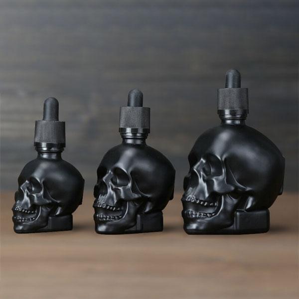 Skull Glass Dropper Bottle