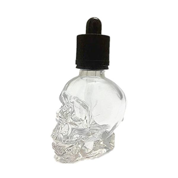Skull Glass Dropper Bottle