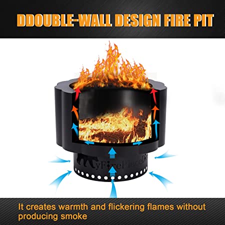 Smokeless Wood Pellet Fire Pit