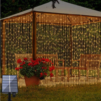Thumbnail for Solar Fairy Curtain Lights