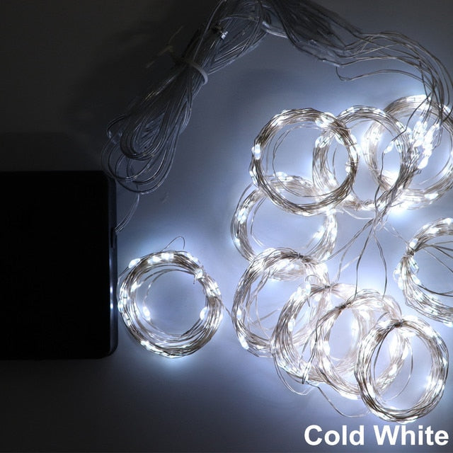 Solar Fairy Curtain Lights