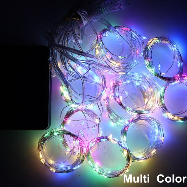 Solar Fairy Curtain Lights