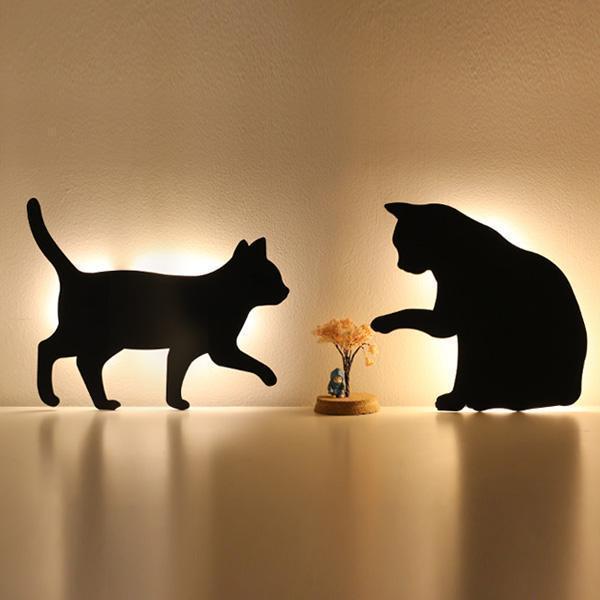 Sound Activated Cat Night Light