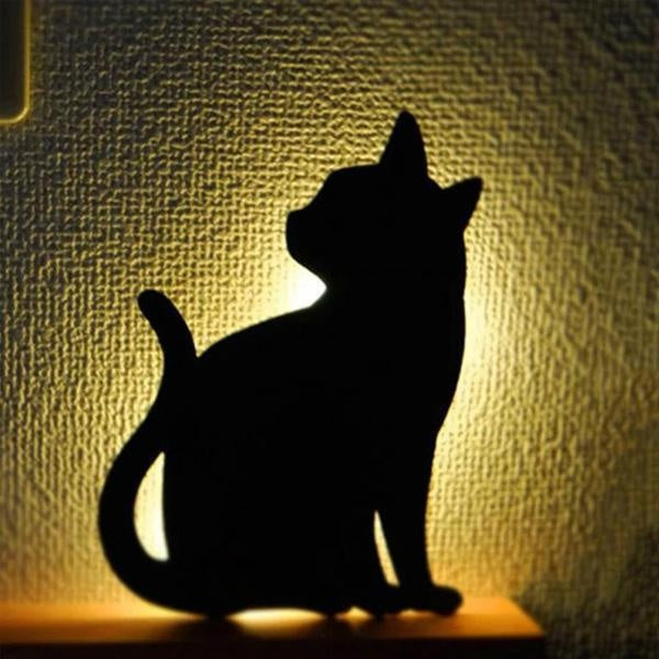 Sound Activated Cat Night Light