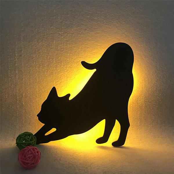 Sound Activated Cat Night Light