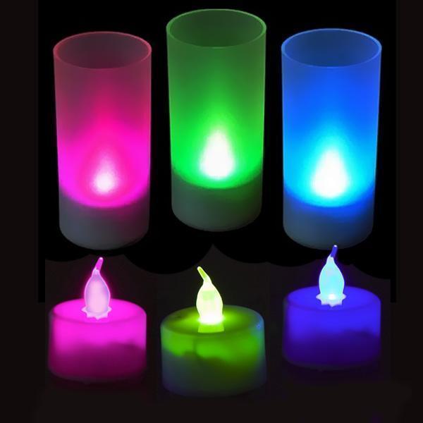 Sound Controlled LED Candles (Set of 3)