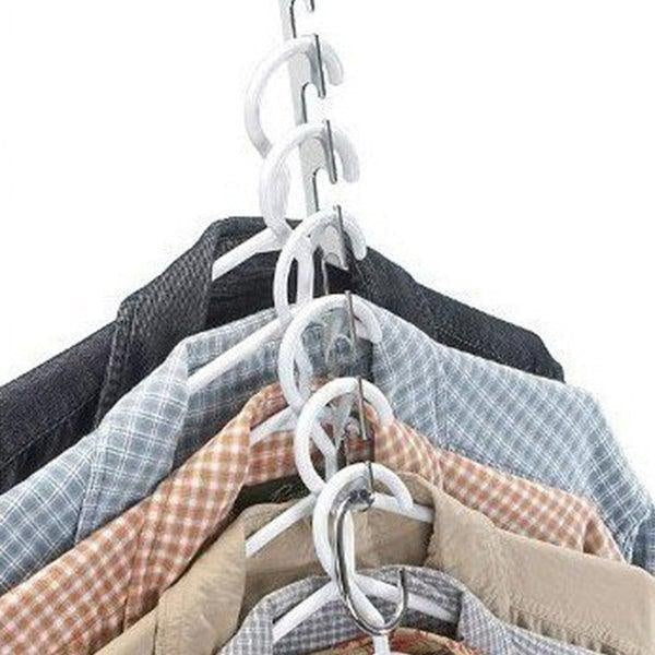 Space Saving Stainless Steel Hangers (Set of 4)