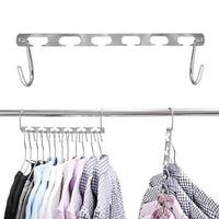 Thumbnail for Space Saving Stainless Steel Hangers (Set of 4)