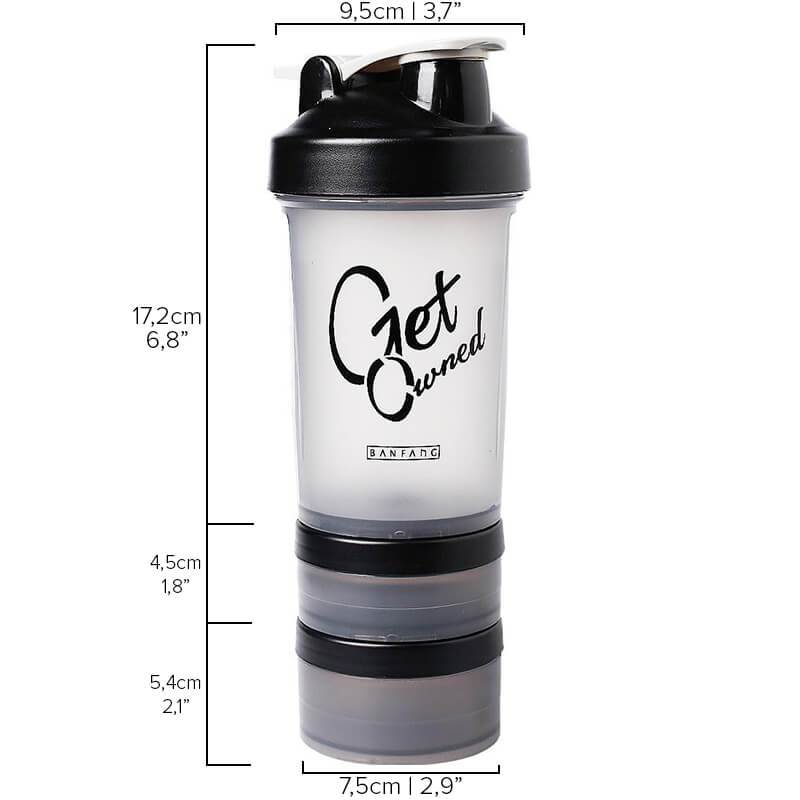 Sporty Fitness Multi-Use Shaker Bottle PeekWise