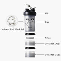 Thumbnail for Sporty Fitness Multi-Use Shaker Bottle PeekWise