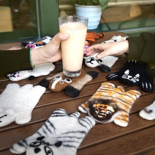 Squashed Cartoon Animal Coasters