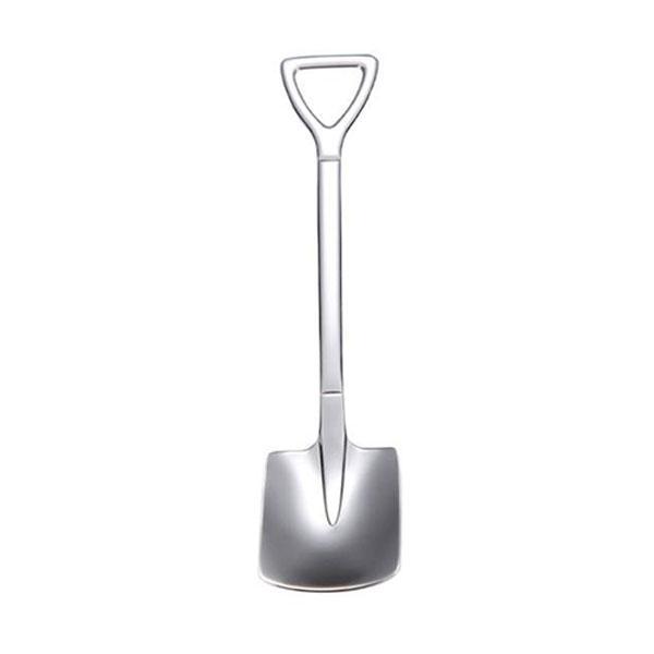 Stainless Steel Shovel Shaped Soup Spoon