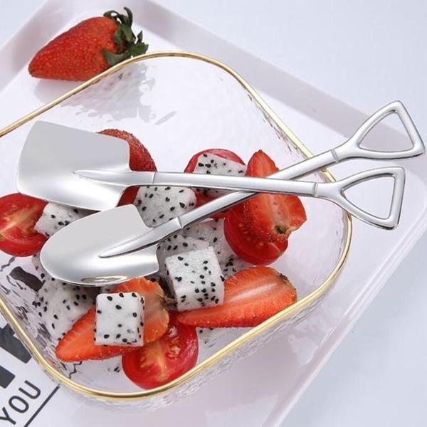 Stainless Steel Shovel Shaped Soup Spoon