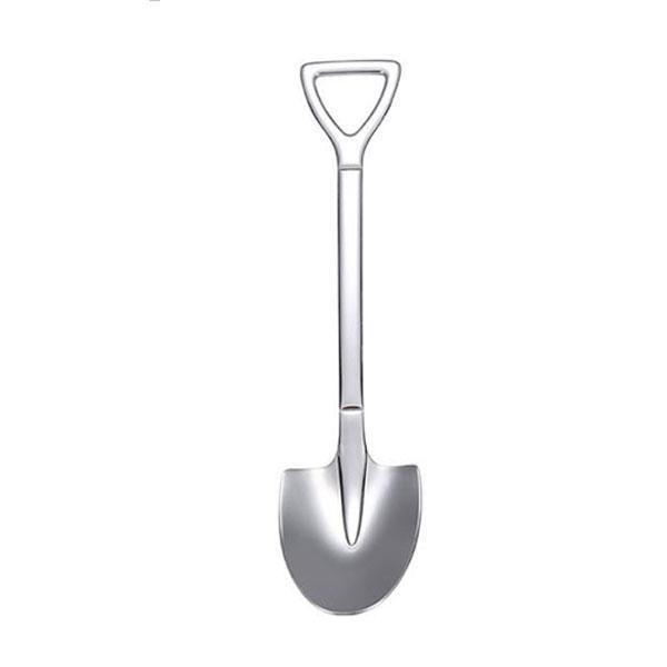 Stainless Steel Shovel Shaped Soup Spoon