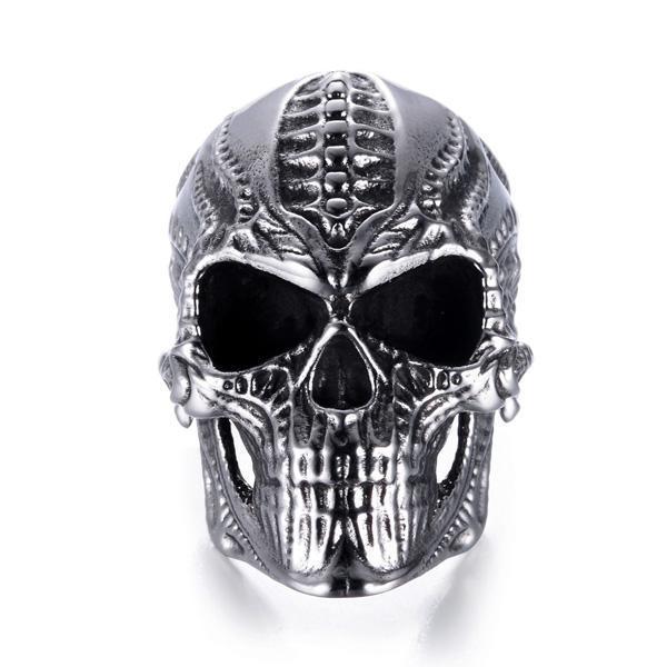 Stainless Steel Skull Ring