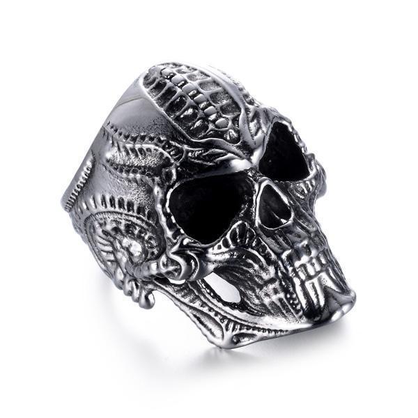 Stainless Steel Skull Ring