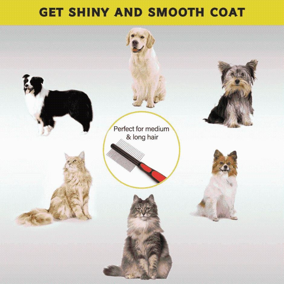 Stainless Steel Comb Dogs Cats PeekWise