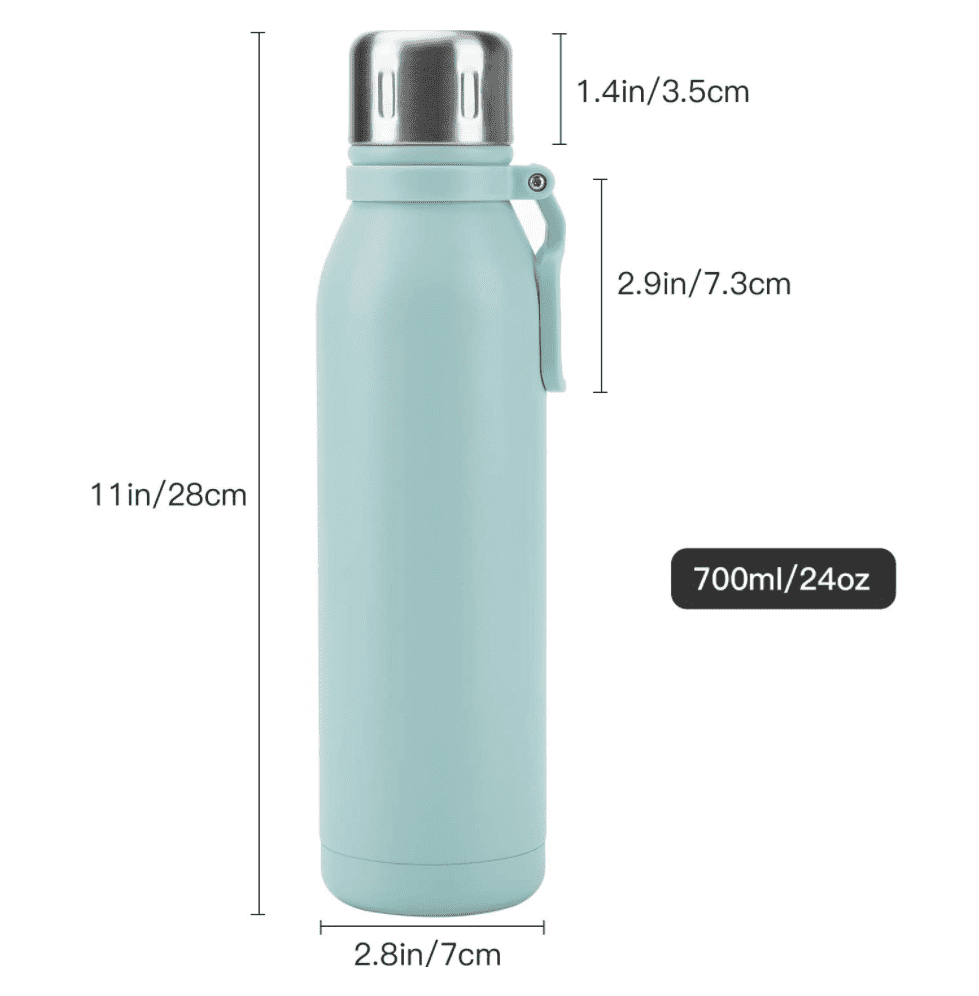 Stainless Steel Water Bottle PeekWise