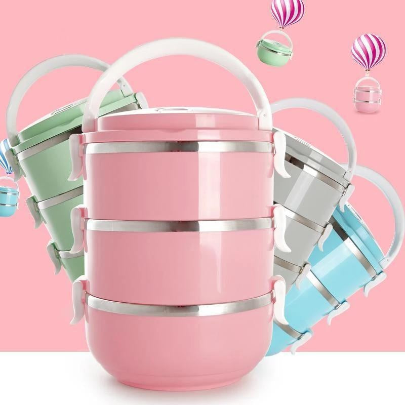 Stainless Steel Stackable Lunchbox - PeekWise