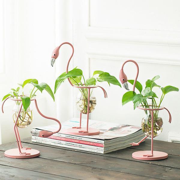 Standing Flamingo Planter