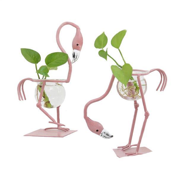 Standing Flamingo Planter