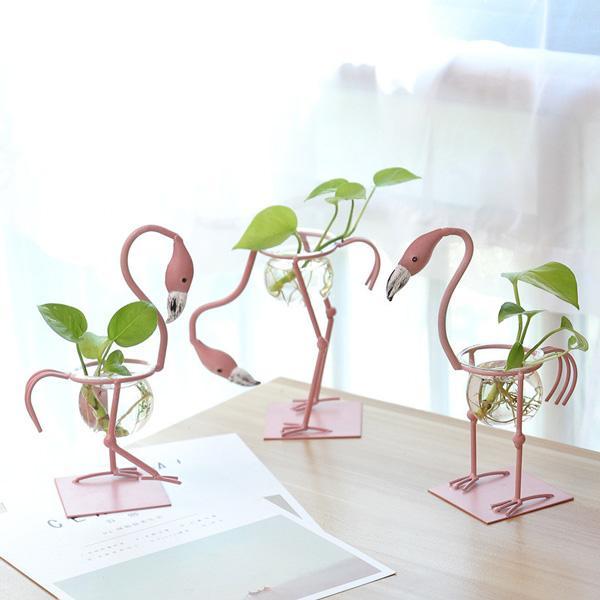 Standing Flamingo Planter