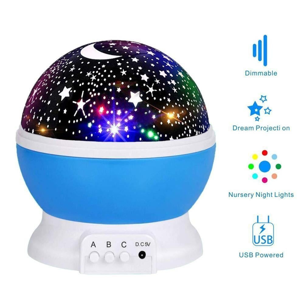 Cosmos Projector Night Stars Lamp - PeekWise