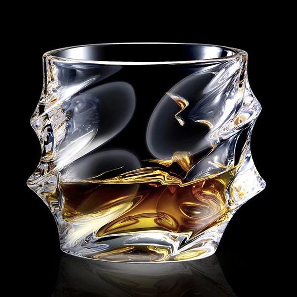 Storm Designer Crystal Whiskey Glass