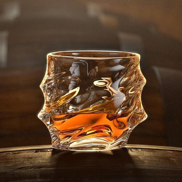 Storm Designer Crystal Whiskey Glass