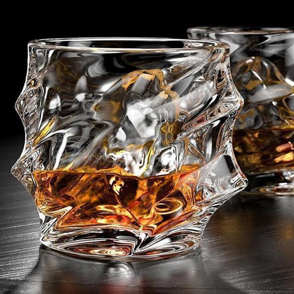 Storm Designer Crystal Whiskey Glass