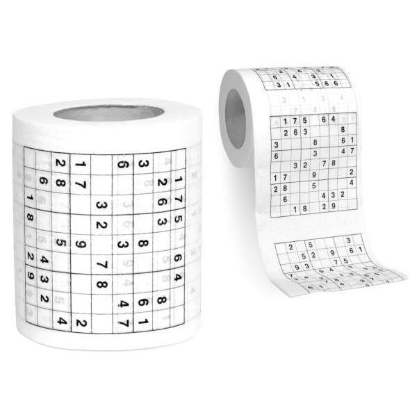 Sudoku Puzzle Toilet Roll