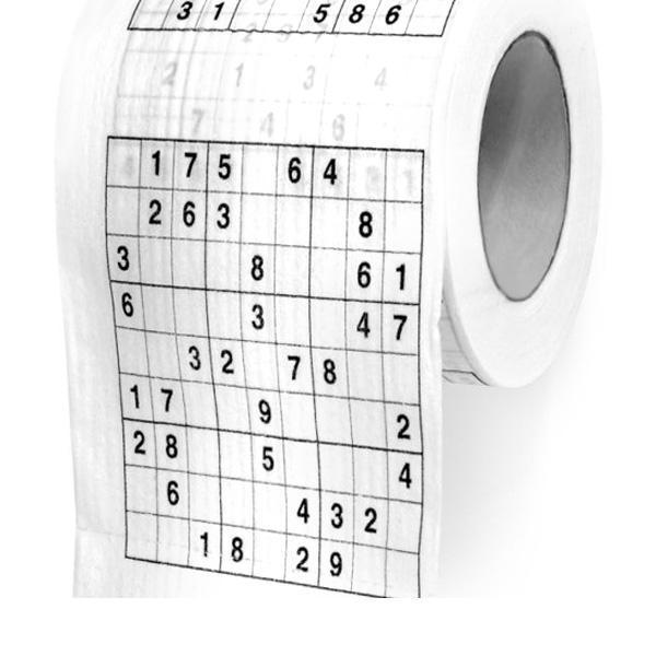 Sudoku Puzzle Toilet Roll