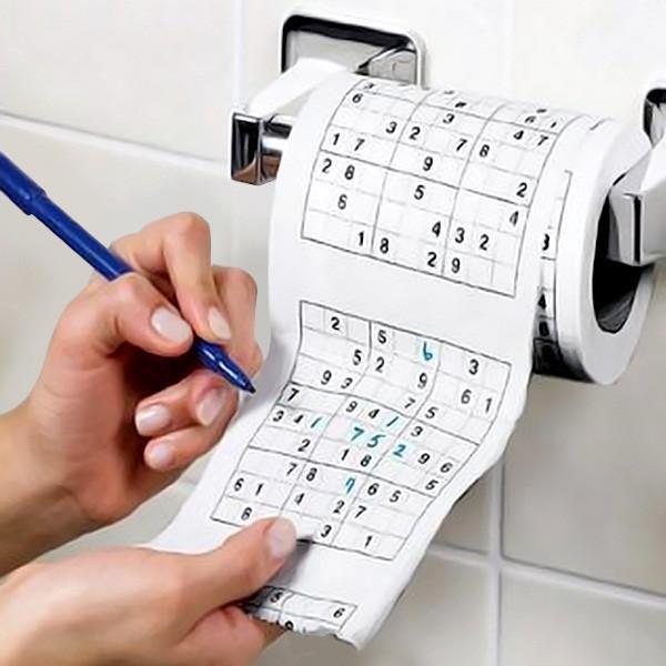 Sudoku Puzzle Toilet Roll