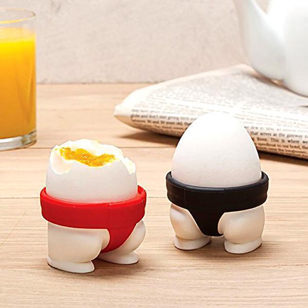 Sumo Wrestler Egg Cups (Set of 2)