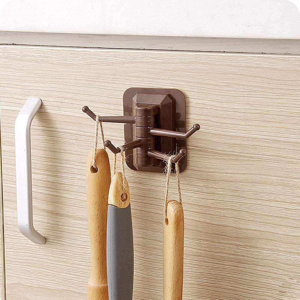 Swivel Adjustable Wall Hooks Set of 3 - PeekWise