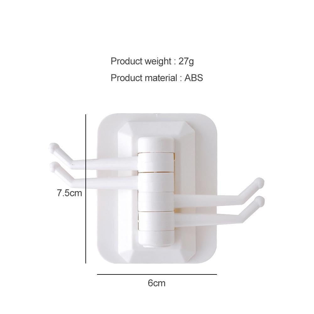 Swivel Adjustable Wall Hooks Set of 3 - PeekWise