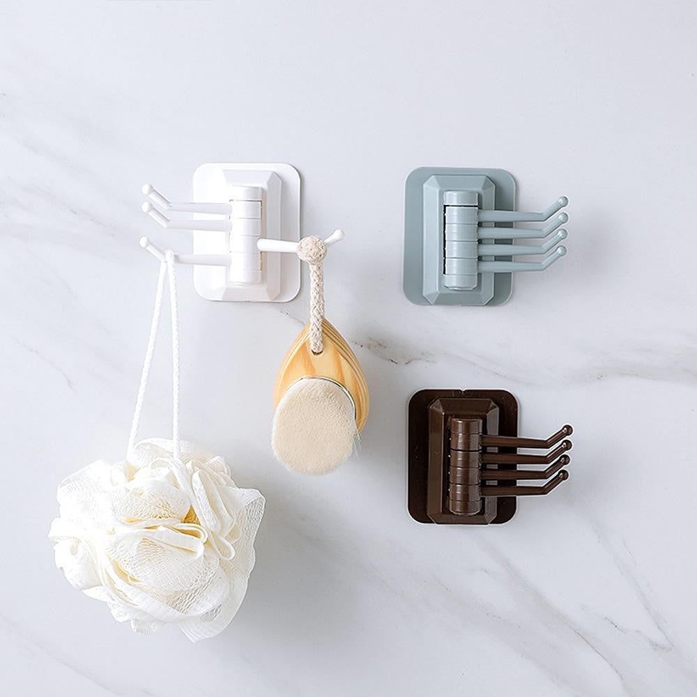 Swivel Adjustable Wall Hooks Set of 3 - PeekWise