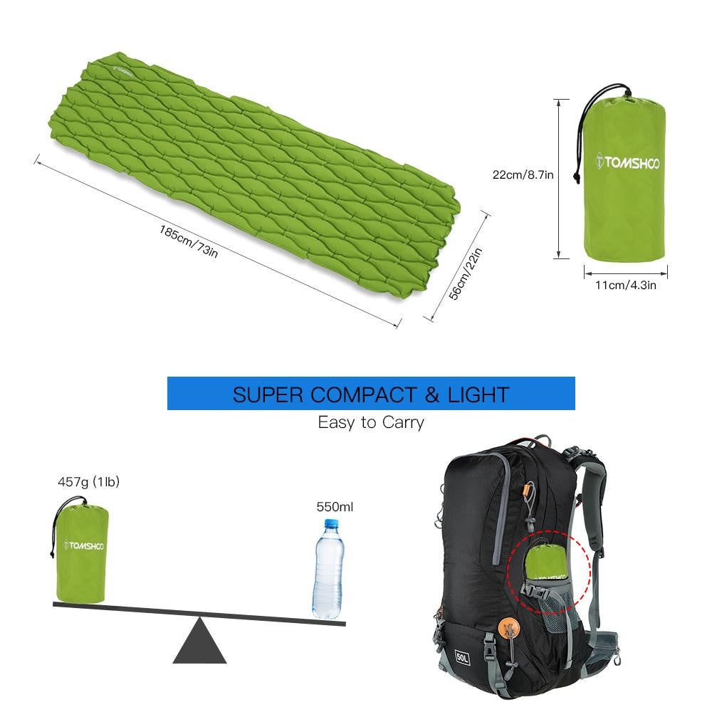 Outdoor Inflatable Sleeping Pad - PeekWise