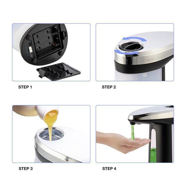 Touchless High Capacity Automatic Soap Dispenser