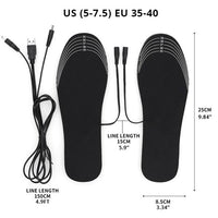 Thumbnail for USB Heated Insoles Foot Warmer (1 Pair)