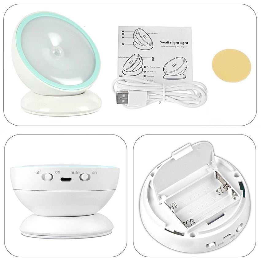 360 Magnetic LED Motion-Sensing Light PeekWise