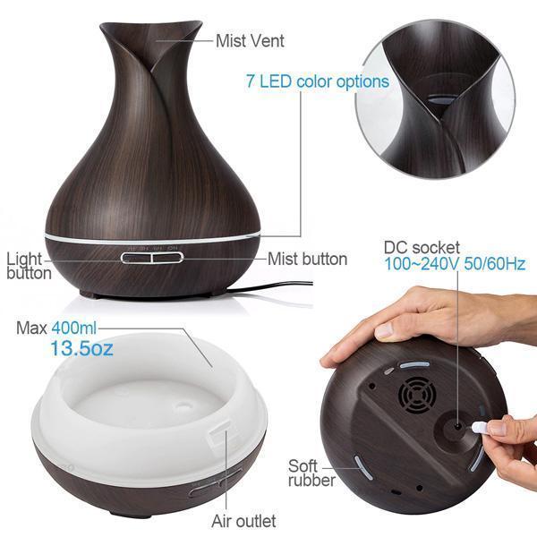 Ultrasonic Essential Oil Diffuser Humidifier