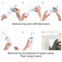 Thumbnail for Umbrella Shaped Refillable Moisture Absorber Dehumidifier